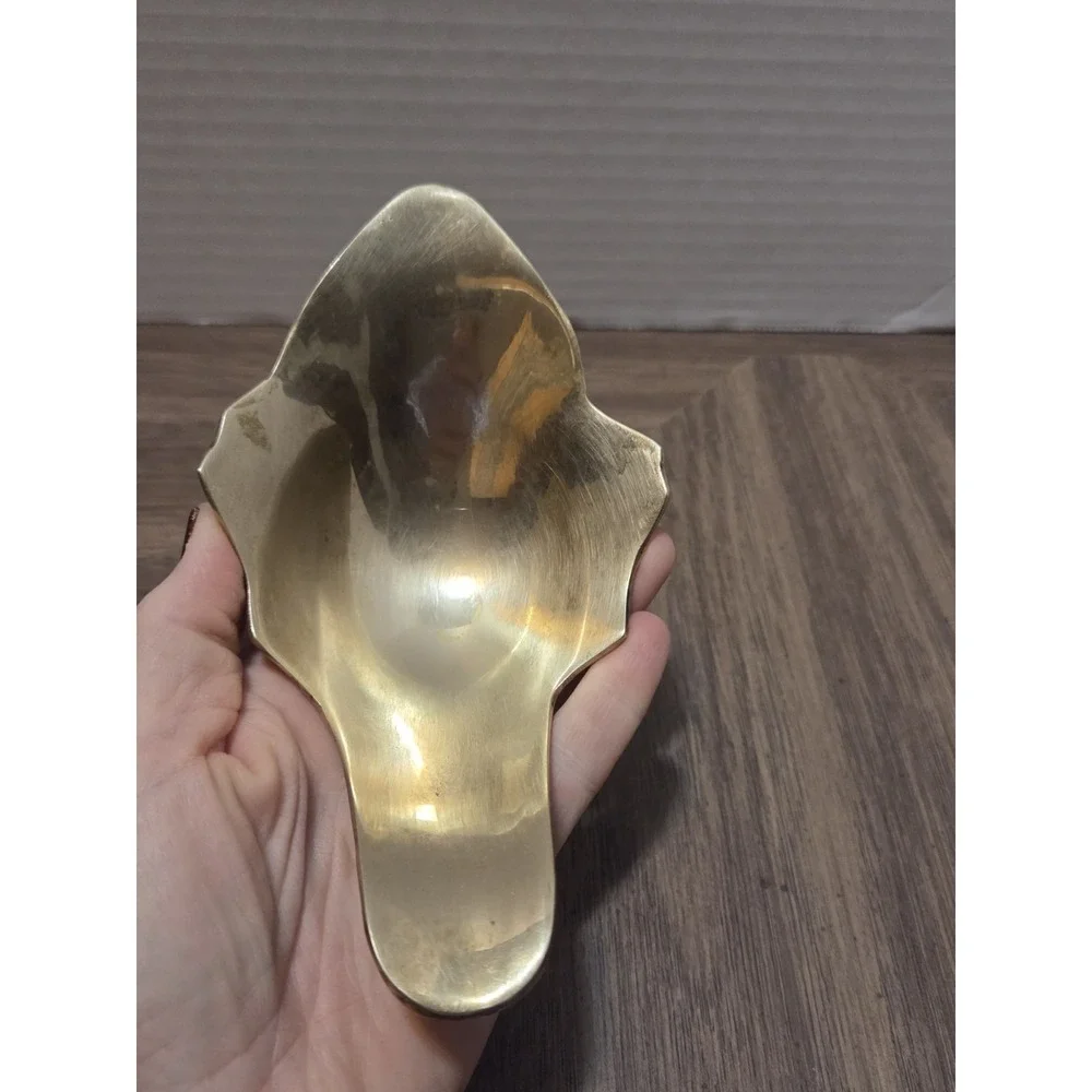 vintage brass spoon rest, regal, steampunk, elegant